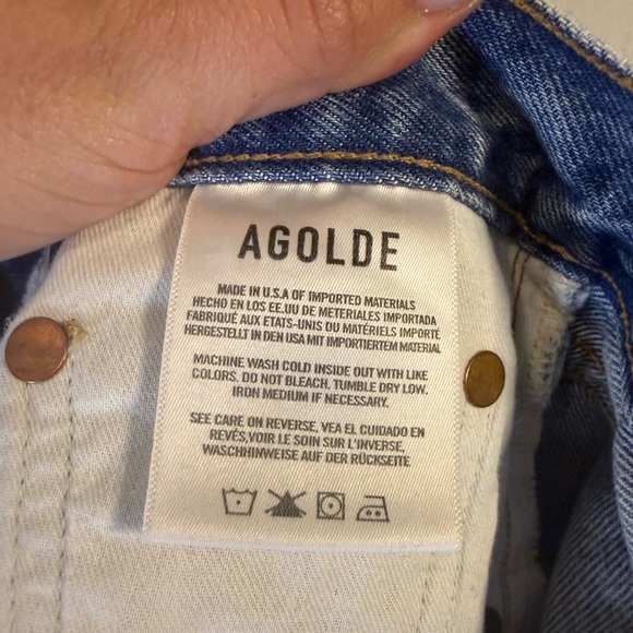 Agolde Riley Crop Size 26 - Picture 6 of 10